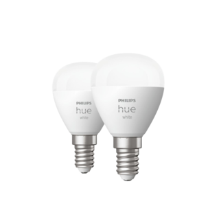 Philips Hue White E14 LED-pære 5,1 W, 2-pakning