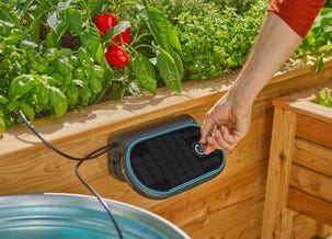 Gardena Aquabloom set L droppbevattning solcell, 30 plantor