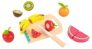 Lekefrukter i tre, 17 deler, fra 3 år