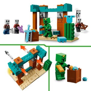 LEGO Minecraft Pahalaisten aavikkopartio 21267, yli 7-vuotiaille
