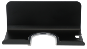 Hiustenkuivaajan teline, teippikiinnitys, mattamusta