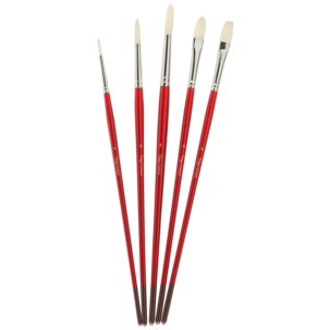 Wagner pensel oljemaleri svinebust, 5-pakning