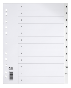 Pärmregister A4+, 1-12