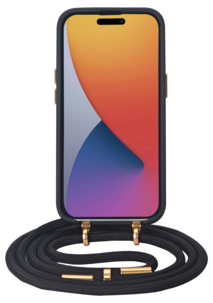 Anmiki Crossbody Phone Case iPhone 15 mobilskal med axelrem