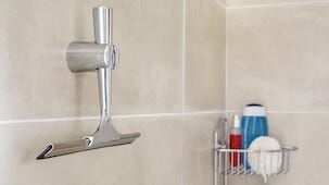 Tesa Draad forkrommet baderomsnal med selvklebende holder