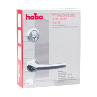 Habo Atlanta ytterdørsett uten låskasse