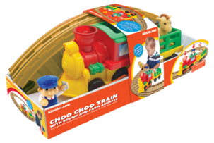 Kiddieland batteridrevet togbane med dyr, fra 1 år