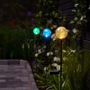 Puutarhakoriste aurinkokenno tikku RGB, 68 cm