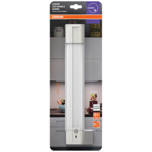 Osram Linear LED bänkbelysning med sensor batteridriven, 31,4 cm