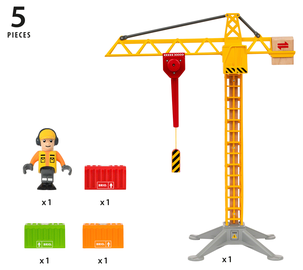 Brio World byggekran med belysning 33835, fra 3 år