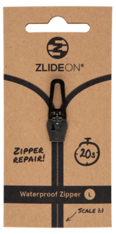 Zlideon Zipper Waterproof för vattentäta dragkedjor L, 1-pack