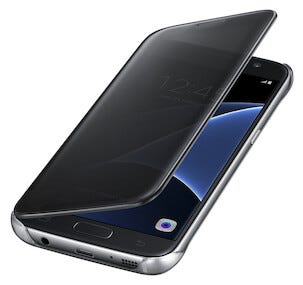 Flipfodral Galaxy S7, Samsung Clear-View Cover