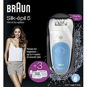 Epilator Braun Silk-épil 5 Wet & Dry 5-511 Starter Kit