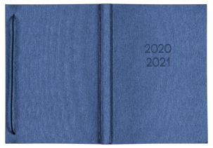 Veckokalender A5 2020-2021, blå