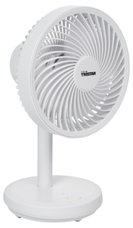 Tristar VE-5841 liten, laddbar bordsfläkt, 16,5 cm