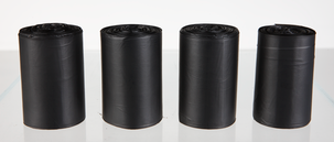 Hundbajspåsar med handtag 64-pack