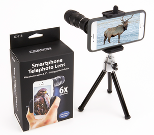 Objektiv till smartphone Carson HookUpz 6x18 mm