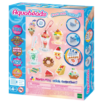 Aquabeads Sweet Accessory Set sötsaker, 700 vattenpärlor, från 4 år
