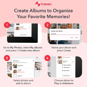 Exibel digital fotoram 15,6 tum med LED