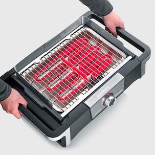 Severin Senoa DigitalBoost bærbar elektrisk grill, 3000 W