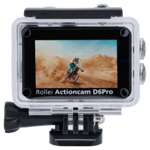 Rollei D6Pro 5K-actionkamera med trådlös mikrofon