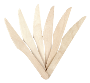 Engangsbestikk i bambus, 18 deler