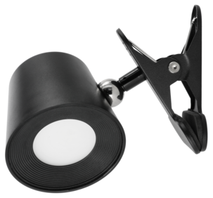 Oppladbar vegglampe med klemme og magnetfeste