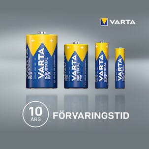 Varta Industrial Pro AA/LR6-batterier, 100-pakning