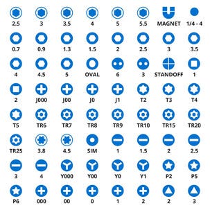 iFixit Mako presisjonstrekker med bits, 64 deler