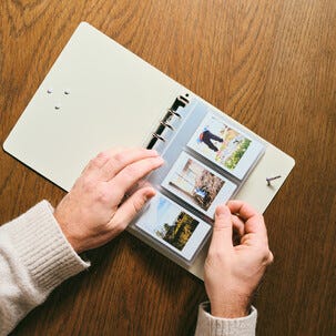 Fotoalbum A5 for plastlommer