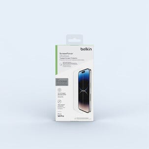 Belkin ScreenForce UltraGlass Anti-Microbial, skjermbeskytter for iPhone 14 Pro Max