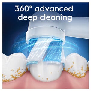Oral-B iO Ultimate clean borsthuvud, vit