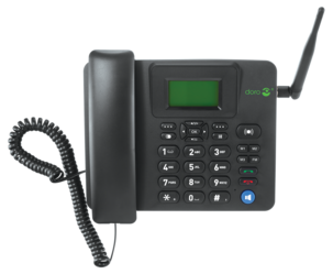 Doro 4100H Pöytäpuhelin, jossa SIM-kortti