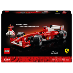 LEGO Icons Ferrari F2004 & Michael Schumacher 11375, 18 år
