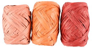 Gavebånd raffia 5 meter, 3-pakning