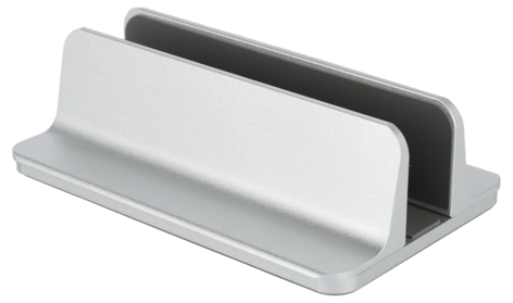 Vertikalt laptopställ, justerbar bredd