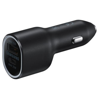 Samsung billaddare mobil USB-C/USB-A 40 W svart