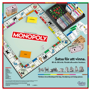 Monopoly Classic Refresh 90 Year, Hasbro, från 8 år