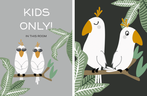 Juliste Kids 30x40 cm, 2 kpl