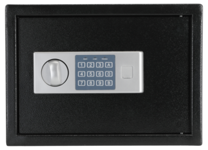 Kassaskåp, säkerhetsskåp med kodlås, 16 liter