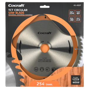 Cocraft sagblad 254 x 30 x 2,0 mm, 60T negativ
