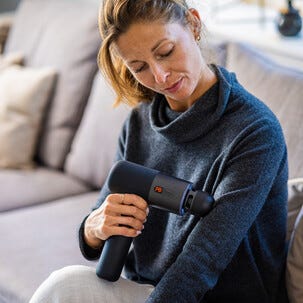 Sharper Image Powerboost Pro+ massagepistol, 6 munstycken