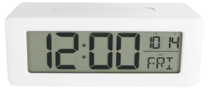 Digitaalinen herätyskello, paristokäyttöinen