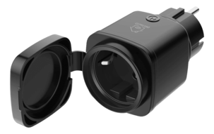 Deltaco SH-OP01 smart plug utomhus IP44, svart
