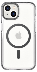 Suojakuori iPhone 14, grafiitinharmaa, Tech21 Evo Crystal