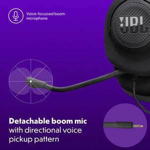 JBL Quantum 100M2 gamingheadset med bom-mikrofon