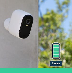 Arlo Essential 2 HD XL overvåkningskamera, 2-pakning
