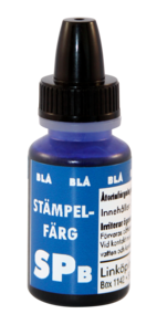 Stämpelfärg Point, blå