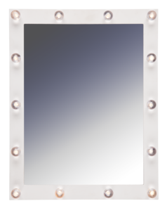 Peili, jossa LED-valot, Northlight
