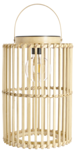 Northlight solcellelykt bambus 